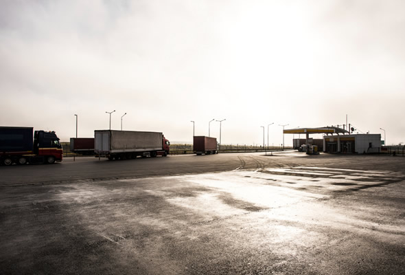 Fuel haulage trucks transporting petroleum from Lagos to Kano